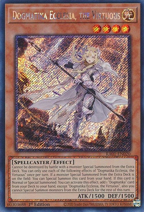 Dogmatika Ecclesia, the Virtuous Card Front