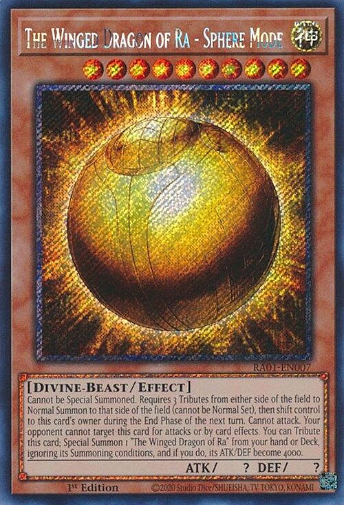 The Winged Dragon of Ra - Sphere Mode Card Front