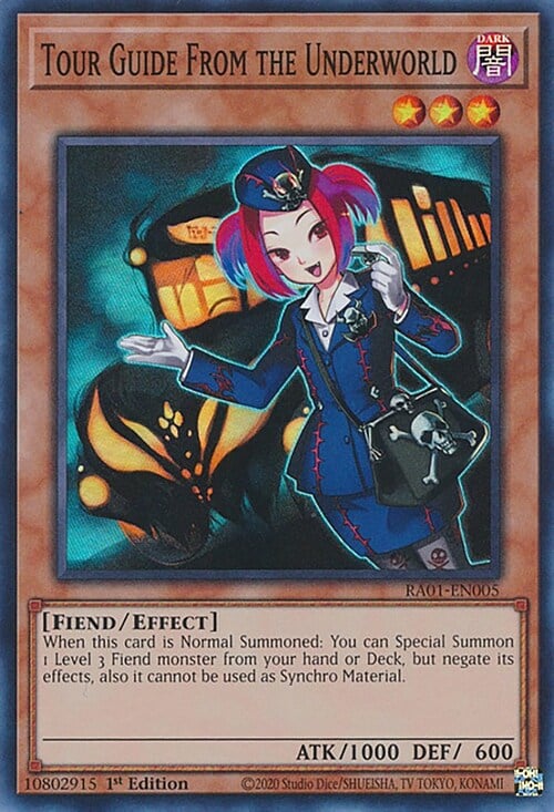 Tour Guide From the Underworld Card Front