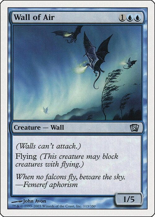 Wall of Air Card Front