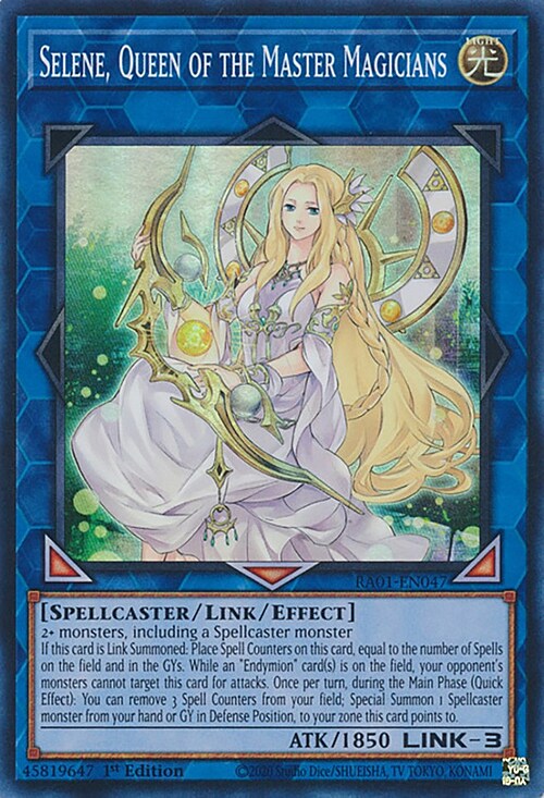 Selene, Queen of the Master Magicians Card Front
