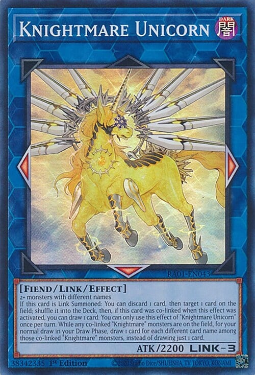 Knightmare Unicorn Card Front