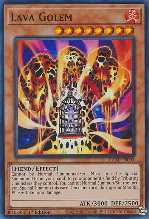 Lava Golem Card Front