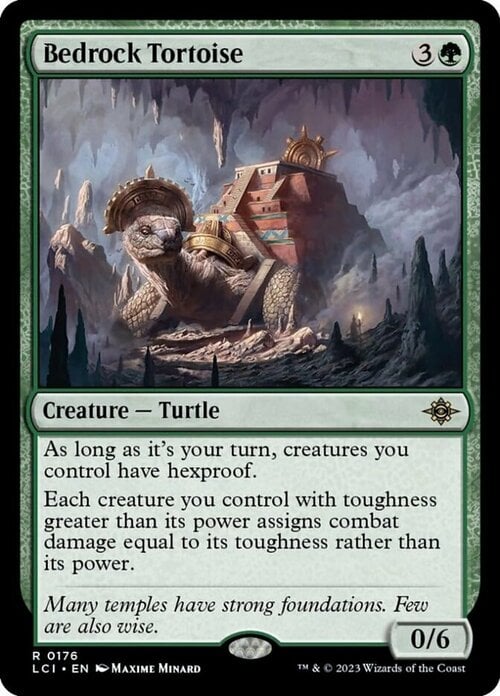 Bedrock Tortoise Card Front