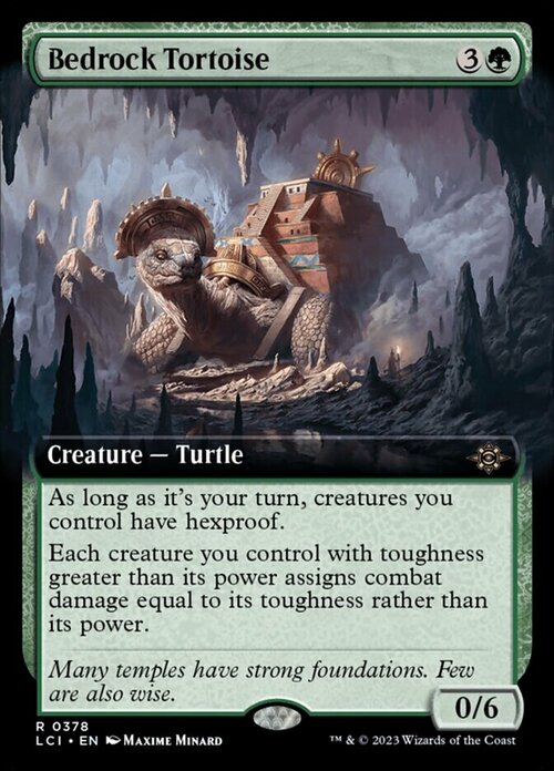 Bedrock Tortoise Card Front