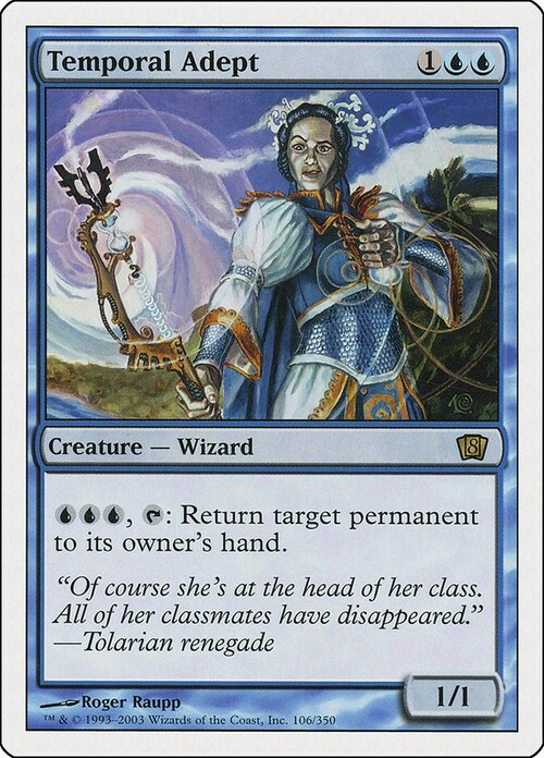 Temporal Adept Card Front