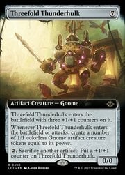 Threefold Thunderhulk · Extended Art 390