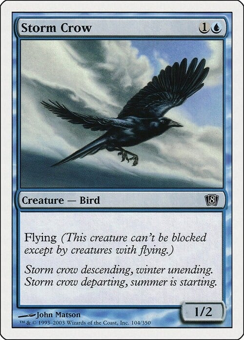 Storm Crow Card Front