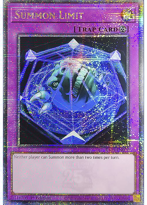 Summon Limit Card Front
