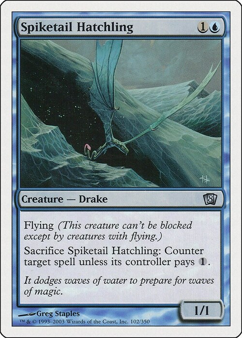 Spiketail Hatchling Card Front