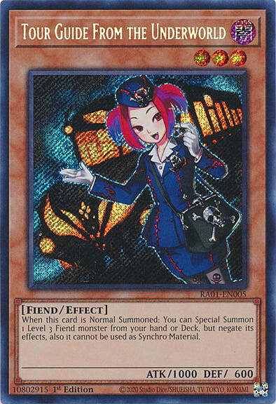 Tour Guide From the Underworld Card Front
