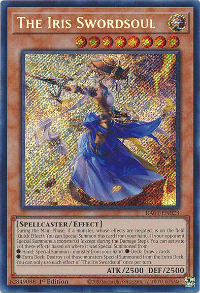 The Iris Swordsoul Card Front