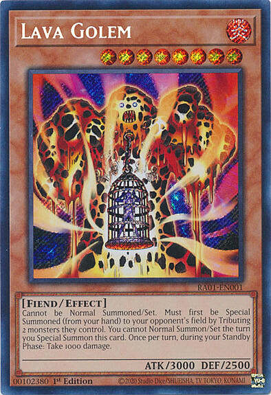 Lava Golem Card Front