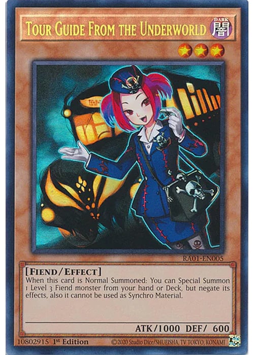 Tour Guide From the Underworld Card Front