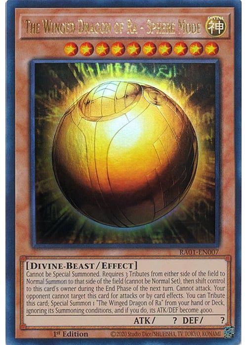 The Winged Dragon of Ra - Sphere Mode Card Front