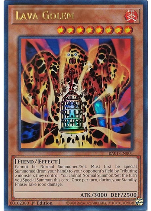 Lava Golem Card Front