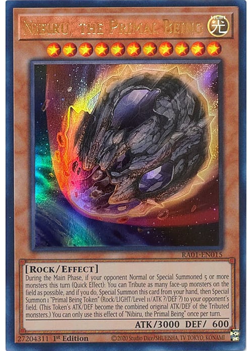 Nibiru, the Primal Being Card Front