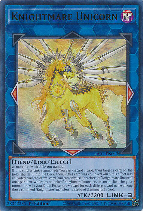 Knightmare Unicorn Card Front
