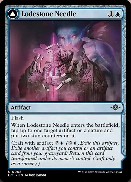 Lodestone Needle // Guidestone Compass Card Front