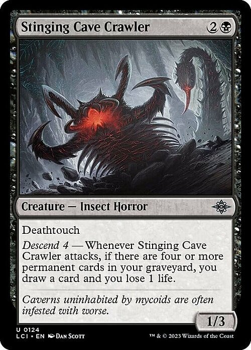 Stinging Cave Crawler Card Front