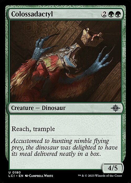Colossadactyl Card Front