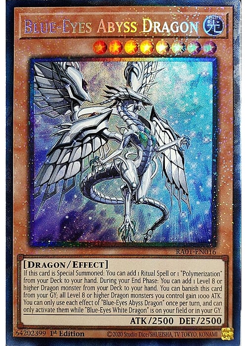 Blue-Eyes Abyss Dragon Card Front
