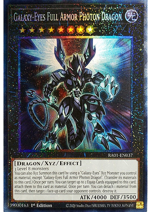 Galaxy-Eyes Full Armor Photon Dragon Card Front