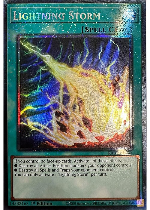 Lightning Storm Card Front