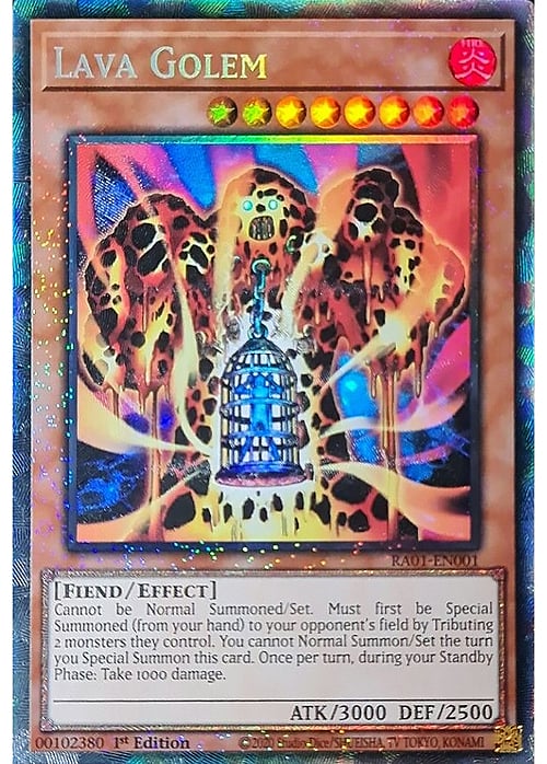 Lava Golem Card Front
