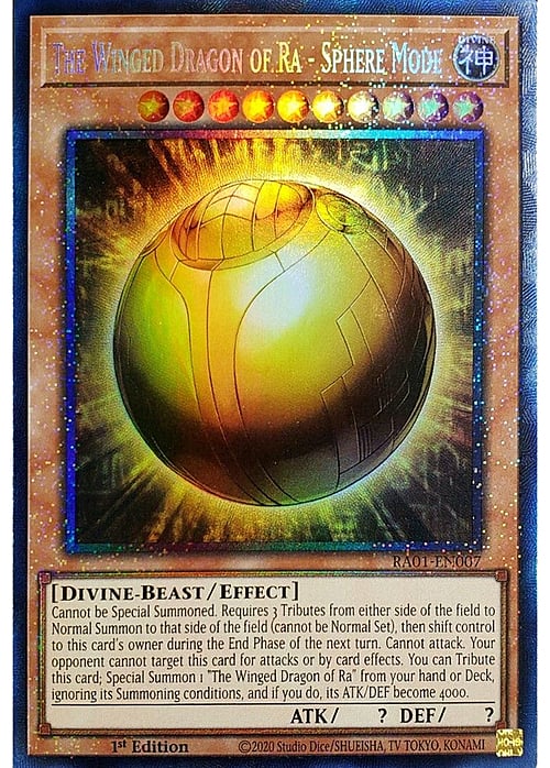 The Winged Dragon of Ra - Sphere Mode Card Front