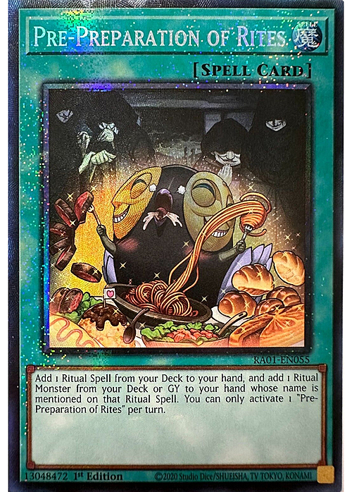 Pre-Preparazione dei Riti Card Front