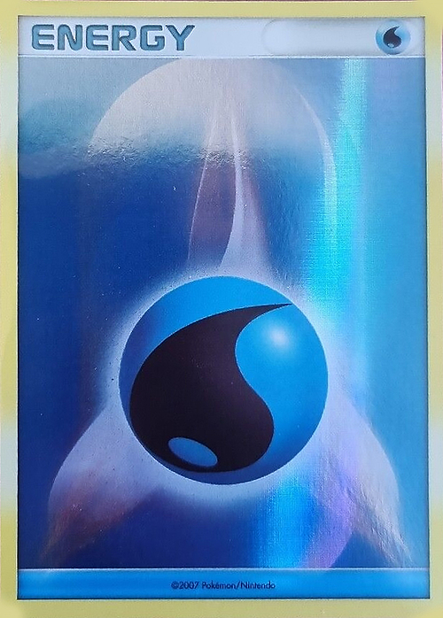 Water Energy Card Front