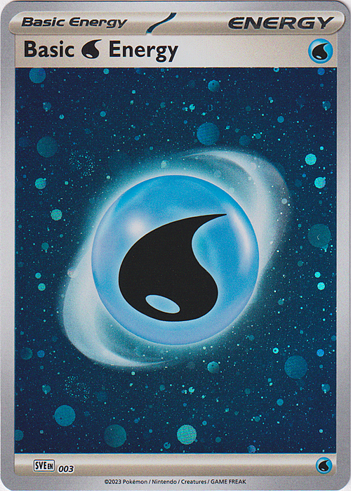 Basic Water Energy Card Front