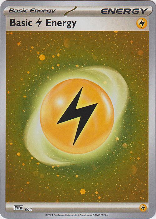 Basic Lightning Energy Card Front