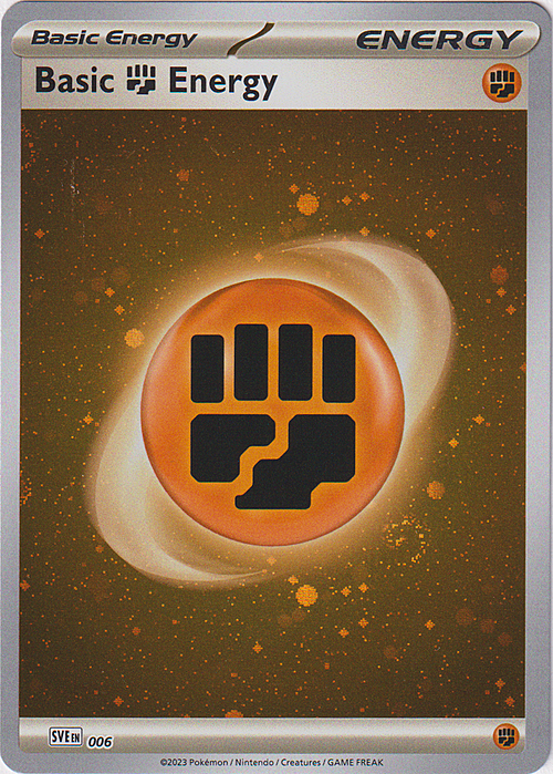 Basic Fighting Energy Card Front
