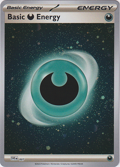 Basic Darkness Energy Card Front