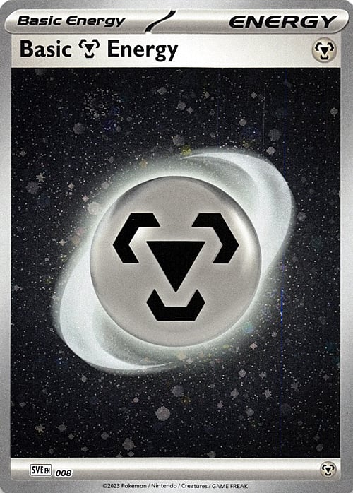 Basic Metal Energy Card Front