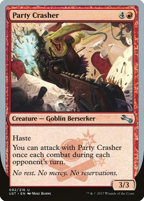 Party Crasher Card Front