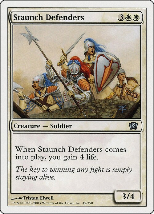 Staunch Defenders Card Front