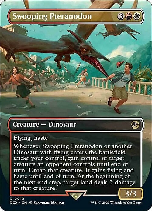 Swooping Pteranodon Card Front
