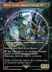 Owen Grady, Raptor Trainer · Emblem Foil 041★