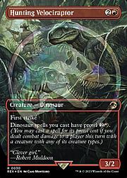 Hunting Velociraptor · Emblem Foil 030★