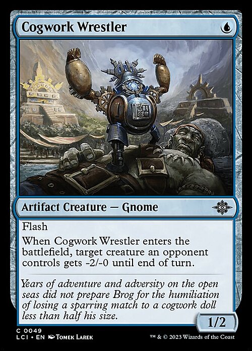 Cogwork Wrestler Card Front