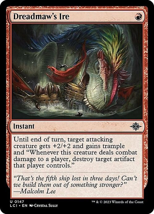 Dreadmaw's Ire Card Front