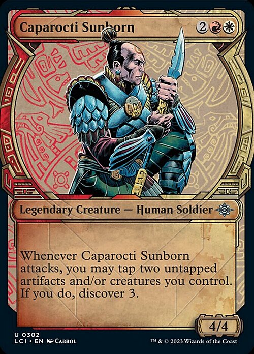 Caparocti Sunborn Card Front
