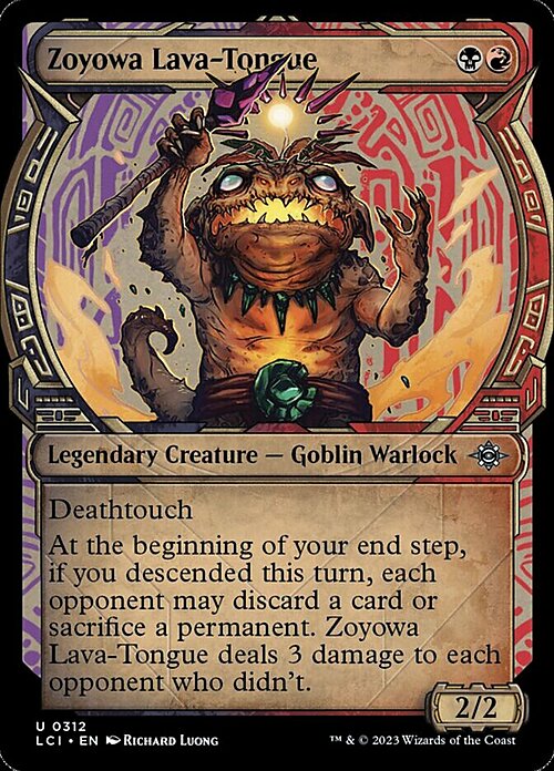 Zoyowa Lava-Tongue Card Front