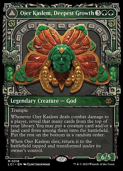 Ojer Kaslem, Deepest Growth // Temple of Cultivation Card Front