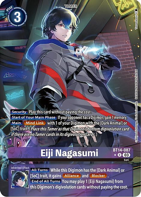 Eiji Nagasumi Card Front