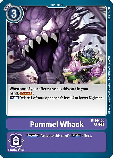 Pummel Whack Card Front