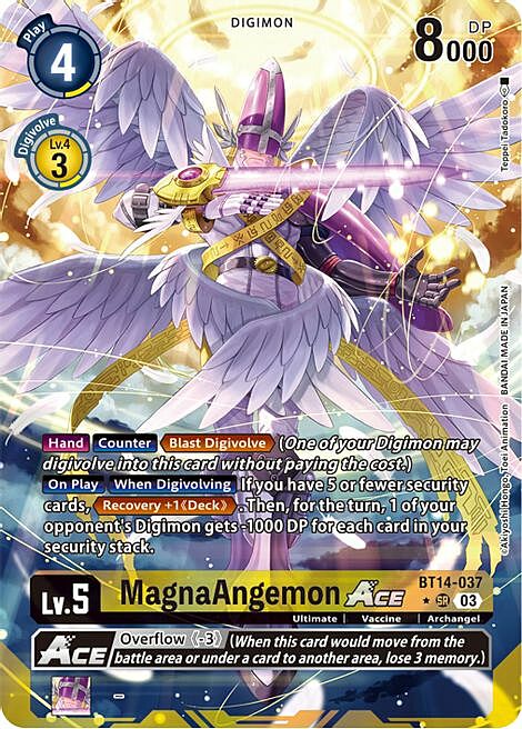 MagnaAngemon Ace Card Front